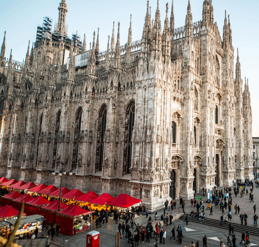 La cattedrale del Duomo di Milano