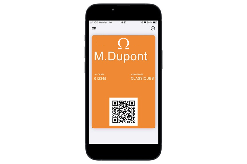 Une carte de fidélité 100% digitale